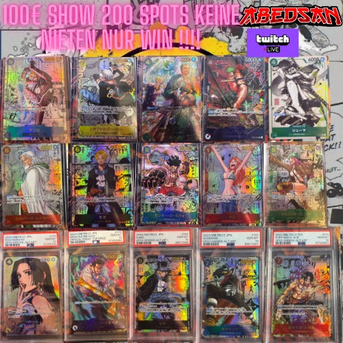 Ticket für die 100€ Show
