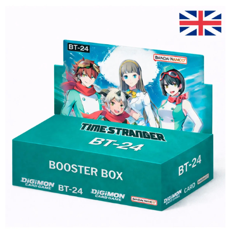 Booster Box Display BT-24 (24 Stück) Time Stranger - Digimon Kartenspiel Vorbestellung